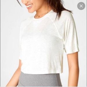 Tabletops crop short sleeve loose tee